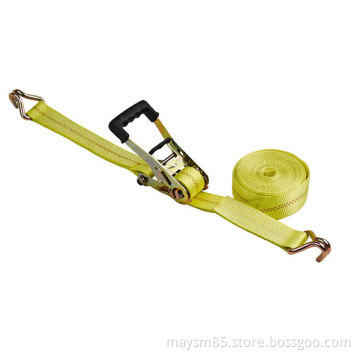 Ratchet tie Cargo Lashing with Double J Hook